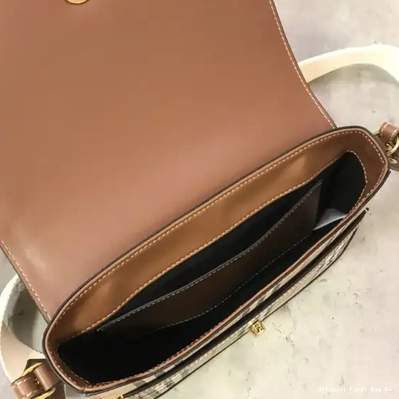 Official First Bag Ru Note Crossbody BURBERRY Bag-25-8.5-18cm 0605